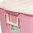 Ящик для игрушек 66.5 л, на колесах, пластик, 68.5х39.5х38.5 см, розовый, Бытпласт, С13851 Роз - фото 3