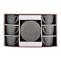 Набор чайный керамика, 12 предметов, на 6 персон, 220 мл, черный, Pietra black, ST1867, подарочная упаковка - фото 4