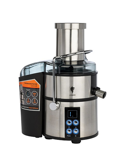 Соковыжималка электрическая Leonord, LE-1710, 800 Вт, 1.1 л, 5 скоростей, резервуар для мякоти 2 л