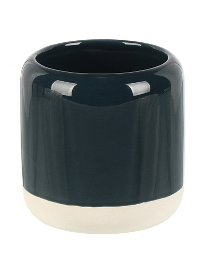 Стакан для зубных щеток, 9х8.8 см, керамика, Лазурь, BCE0698EA-TB