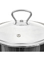 Кастрюля эмалированная сталь, 2 л, крышка стекло, Vitross, Bon Appetit, 8SD165S/8SB185S, мокрый асфальт, индукция - фото 3