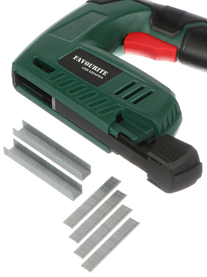 Степлер аккумуляторный 4-10 мм, 53/47, 30 уд/мин, 4 В, Favourite, USB 5304PEN, 121555304