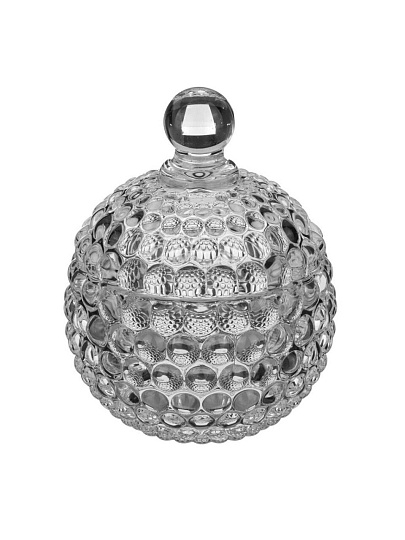 Икорница стекло, Muza, 120 мл, с крышкой, 355-237