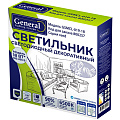 Светильник светодиодный, General Lighting Systems, Reed-019, 18 Вт, 6500 К, 1170 Лм, IP20, 23х25.3х5.8 см, холодный свет, 800257 - фото 4