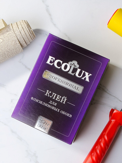Клей для флизелиновых обоев, Ecolux, Professional, 250 г
