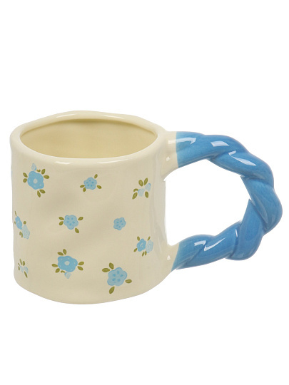 Кружка фарфор, 320 мл, Косичка, В060839