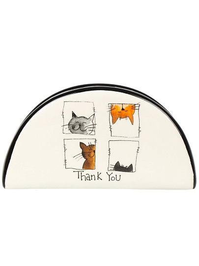 Салфетница доломит, 13.3х3.7х7.1 см, Daniks, Cats