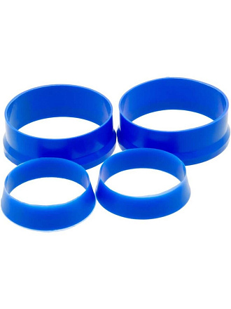 Набор прокладок конических для сифона, 40, 32 мм, (2 + 2 шт.), MasterProf, ИС.131299