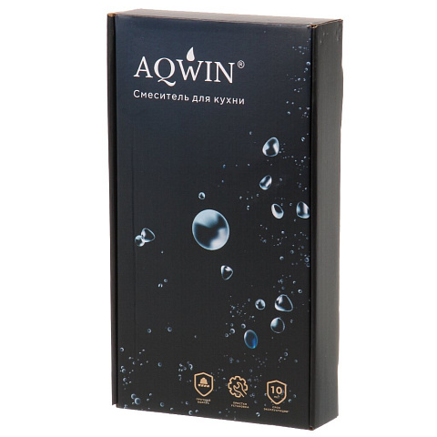 Смеситель для кухни, Aqwin, с картриджем, хром, A58272B
