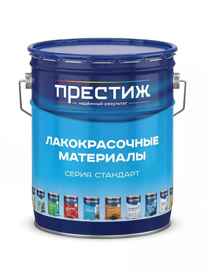 Грунт-эмаль Престиж, по ржавчине, алкидная, серая, 10 кг