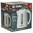 Чайник электрический Delta Lux, DL-1106, серый, 1.7 л, 2200 Вт, скрытый нагревательный элемент, пластик - фото 5