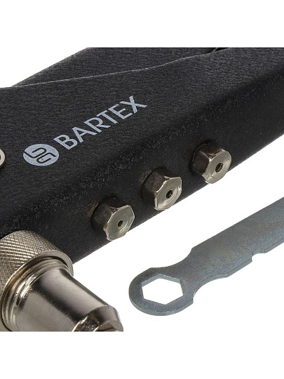 Заклепочник 255 мм, 2.4-3.2-4-4.8 мм, усиленный, поворотный, 90°, Bartex, D0730/HR4002