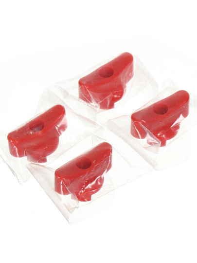 Коллектор полипропилен, 25х20 мм, 4 выхода, с кранами, белый, РосТурПласт