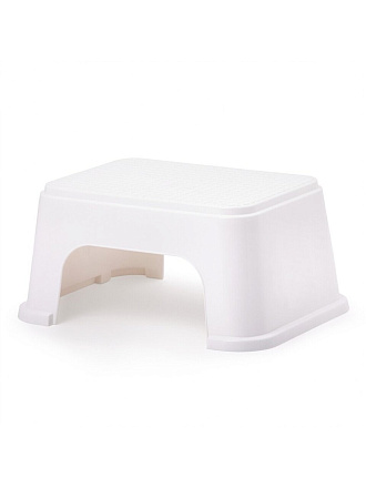 Табурет-подставка 335х250х157 мм, белый, прямоугольный, Альтернатива, М8752