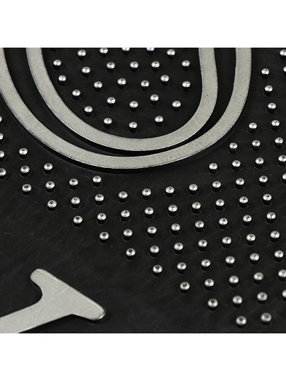 Коврик грязезащитный, 45х75 см, прямоугольный, резина, в ассортименте, Следы, Y4-5163