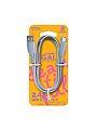 Кабель USB, GAL, CU-5425, Type-C, 2.4 А, 2 м, нейлон, серый - фото 4