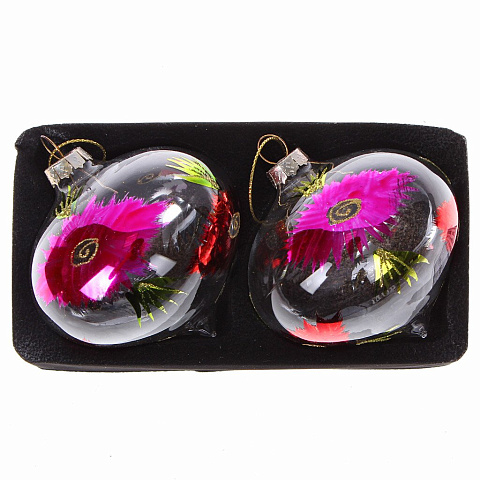 Елочный шар Monte Christmas, Восток, 2 шт, 10 см, стекло, подарочная упаковка, N8590001