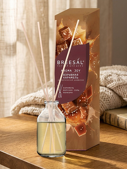 Аромадиффузор Breesal, 50 мл, Aroma Joy Взрывная карамель, ЮНК ЧЗ, BR0122