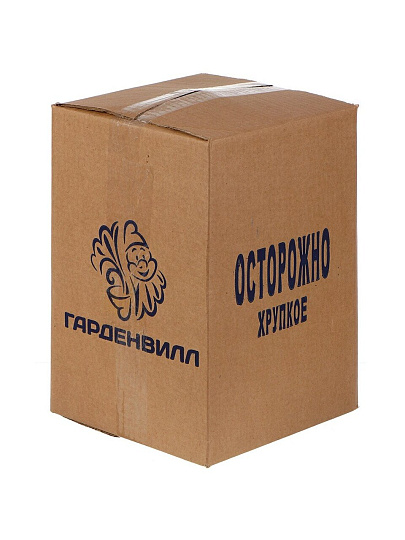 Копилка Филин на бревне, 40х19 см, гипс, арт. 399, бело-золотая