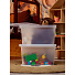 Ящик для хранения, 24 л, 45.2х29.8х24.4 см, с крышкой, матовый кристалл, Keeplex, Trendy, KL350511000 - фото 8