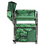 Кресло складное 50х50х75 см, зеленое, тропические листья, ткань водоотталкивающая, с карманом, 100 кг, Nika, КС1/2 - фото 4