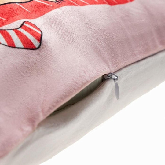 Наволочка декоративная Этель, Happy Holidays, велюр, 100% полиэстер, 40 х 40 см, 5751316