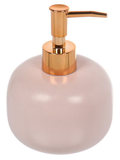 Дозатор для жидкого мыла, керамика, 10.1х13.6 см, розовый, CE2460EA-LD