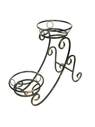 Цветник Дуэт круг 4, напольный, металл, 57 см