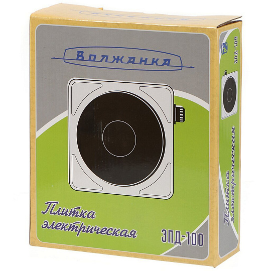 Плита электрическая Волжанка, ЭПД-100, 1 конфорка, диск