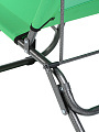 Шезлонг пляжный склад, мет-л, 153х60х80 см, 100 кг, зелен, оксфорд 600D - фото 8