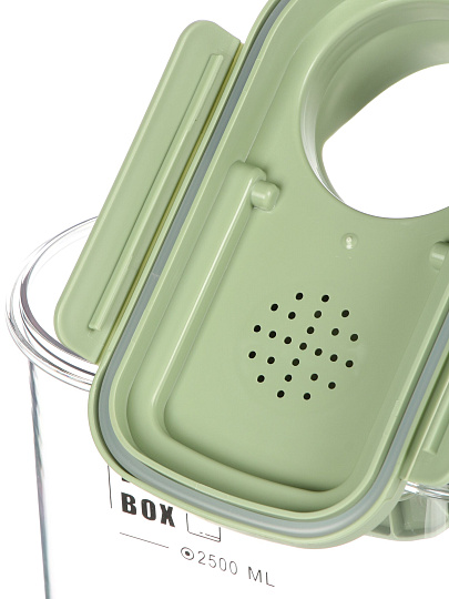 Контейнер 2.5 л, 29х19х13 см, для стирального порошка, с мерным стаканчиком, Y4-11206