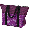 Термосумка 20 л, 48х15х32 см, Олени, полиэстер, алюминий, прямоугольная, фиолетовая, UV-3-014/3