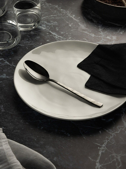 Ложка нержавеющая сталь, столовая, Satoshi, Модерн, 815-399, 19.8 см