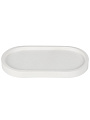 Подсвечник-поднос &amp;quot;Овал&amp;quot; 17.5х9.0х1.5 см, белый, гипс,501568 - фото 3