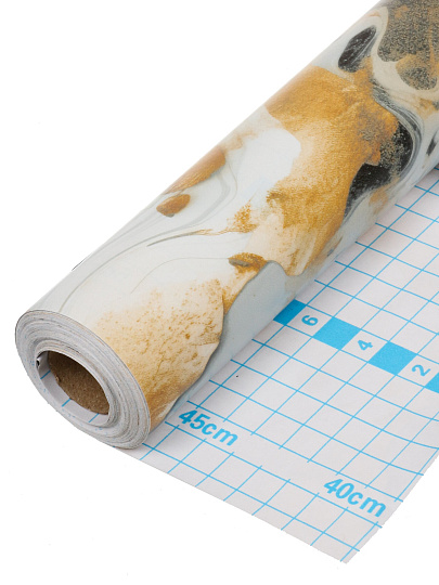 Пленка самоклеящаяся 0.45х8 м, мрамор, 0.08 мм, MR05