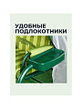 Качели садовые 3-местные, 238.2х136х165 см, 350 кг, Прага, раскладываются в кровать, с москитной сеткой, зеленые, подушка, A54G.605, металл - фото 2