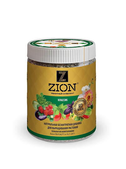 Удобрение Классик, универсальное, минеральное, субстрат, 450 г, Zion