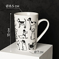 Кружка фарфор, 440 мл, Cats&amp;amp;Dogs, Atmosphere, AT-K1110, в ассортименте - фото 6