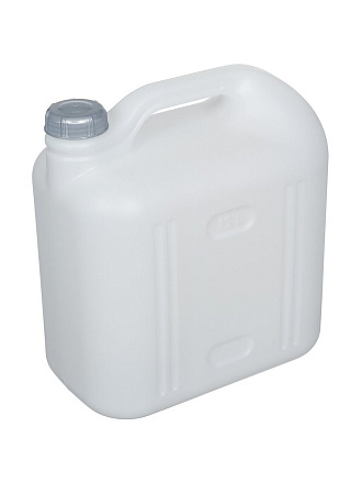 Канистра пластик, для воды, 15 л, прямоугольная, белая, С932БЕЛ, Просперо, Martika