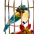 Украшение декоративное 46х11 см, подвесное, Птичка в клетке, Y4-6524 - фото 3
