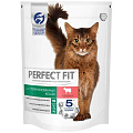 Корм для животных Perfect Fit, 650 г, для стерилизованных кошек и кастрированных котов, сухой, говядина, 64352