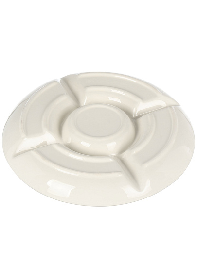 Менажница керамика, 26 см, 5 секций, Prima Collection, Дикий папоротник, PC75WF5