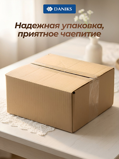 Кружка керамика, 4 шт, 375 мл, Марк, Daniks, в ассортименте
