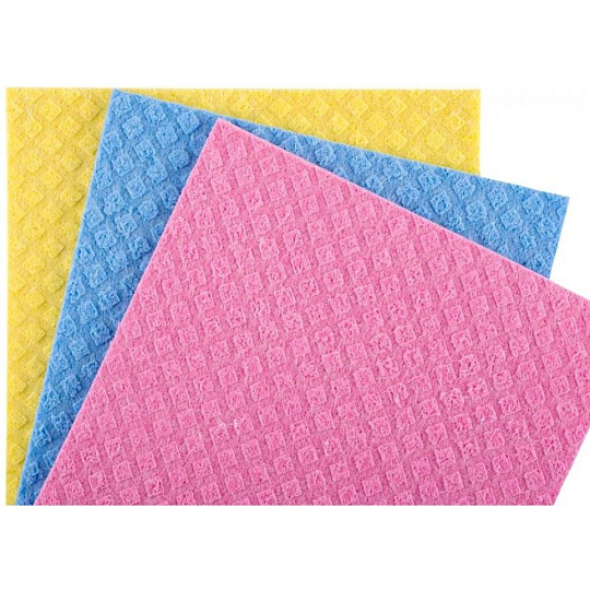 Салфетка бытовая для уборки, целлюлоза, 16х15.7 см, 3 шт, Big City Life, Аккорд, 14410094