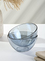 Салатник стекло, круглый, 2 шт, 15.8х7.8 см, Черное море, Glasstar, RNBS1449 - фото 6