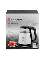 Чайник электрический Brayer, BR1084, 1 л, 1100 Вт, скрытый нагревательный элемент, стекло - фото 12