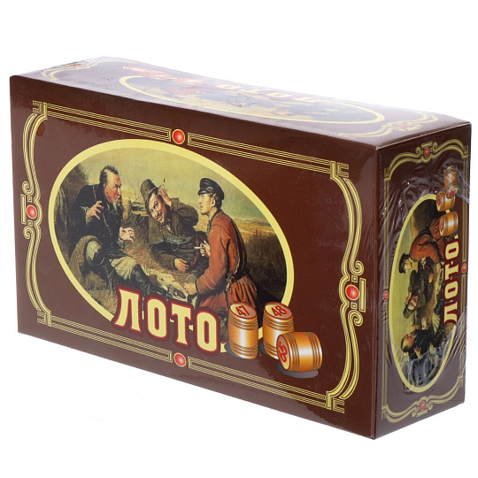 Игра настольная Лото, 18х10.5х5.5 см, пластик, Y6-6380