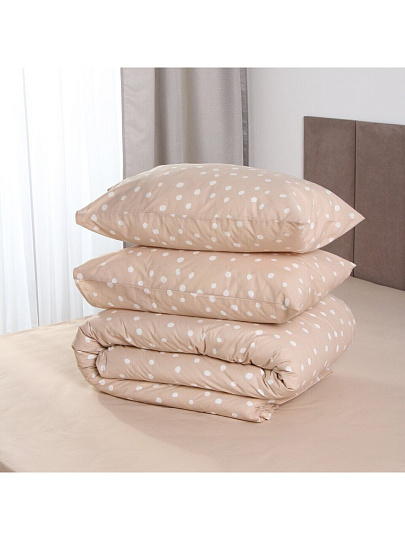 Постельное белье 2-спальное, 2 наволочки 50х70 см, пододеяльник 175х215 см, Silvano, поплин, 20464