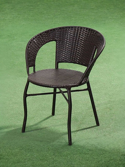 Мебель садовая Эльвира нео, стол, 60х60х60 см, 2 стула, 110 кг, полиэтилен, металл, Y9-291