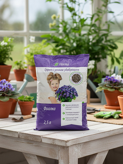 Грунт Бегония-Фиалка, 2.5 л, Florika